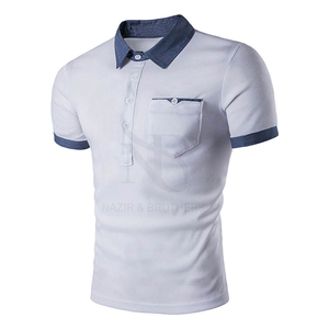 Polos de Algodón 100% de Alta Calidad con Diseño Personalizado, Impresión y Bordado, Logotipo y Colores Personalizados para Hombre - Product Image 1