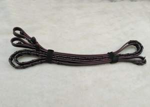 Rênes en cuir lacées, rênes de sellerie artisanales, rênes de bridon en gros pour chevaux, rênes personnalisées et usage équestre, meilleur prix de gros - Product Image 2