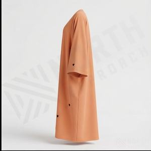 Abaya de qualité supérieure, vêtements islamiques, robe de soirée modeste pour femmes, robe élégante en tissu de mousseline personnalisée pour femmes musulmanes - Product Image 3