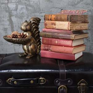 ชามโลหะรูปกระรอกสไตล์วินเทจ งานแฮนด์เมดขัดเงา ของตกแต่งบ้าน - Product Image 4