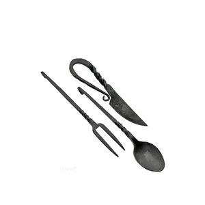 Mittelalterliches Besteckset Traditionelle Essbestecke für rustikale Küchenkollektionen, Hotelservice und besondere Anlässe - Product Image 4