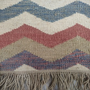 Tapis de cuisine en laine, accessoire traditionnel Zigzag, tissé à la main, Vintage, pour salon, hôtel de maison - Product Image 4