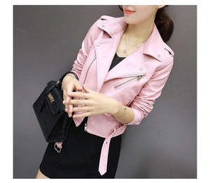 OEM Factory Price Women's Suede Leather Jacket Casual Jacket Private Label Bulk Supply Worldwide - Product Image 1