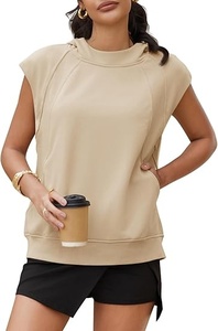 Débardeur à manches courtes à capuche pour homme, couleur unie, jersey 100% coton, anti-rides, séchage rapide, streetwear, toutes saisons - Product Image 5