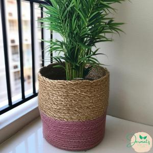Macetas de algodón de ganchillo de color personalizado, estilo moderno para interiores, maceteros de algodón de ganchillo hechos a mano - Product Image 2