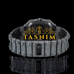 Reloj de la Mejor Calidad para Hombre con Diamante de Moissanita VVS Esfera Cuadrada Acero Inoxidable Chapado en Oro Blanco Números Romanos Estilo Moneda Deportivo de Moda - Product Image 2