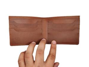 Portefeuille Homme Premium en Cuir de Vachette Véritable, Élégant, Multi-emplacements pour Cartes, Durable, Design Minimaliste et Fin, Couleur Tan 2026 - Product Image 2