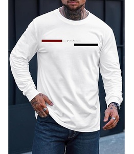 Wholesale Price OEM Service Casual Long Sleeve Neck Shoulder Slope Printed Comfortable Men's Cotton Sweatshirt From Bangladesh - Product Image 5