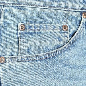 กางเกงยีนส์ทรงตรงผู้ชายสไตล์คลาสสิก ลำลอง สตรีทแฟชั่น ทรงเข้ารูป สีฟ้าฟอก ซัมเมอร์/วินเทอร์ ระบายอากาศได้ดี คุณภาพสูง สไตล์เรโทร - Product Image 5