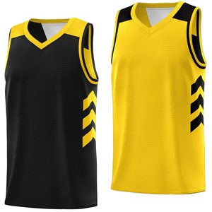 Ensemble de maillots et shorts de basketball élégants personnalisés, sublimation, vêtements d'équipe, vêtements de sport athlétiques, 100% polyester, respirant, séchage rapide - Product Image 5