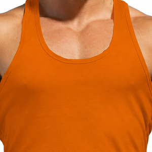 <b>Men</b> Stringer Vest <b>Singlet</b> Custom Sleeveless Fitness Breathable Quick Dry Knitted Eco-Friendly Tank Tops Lightweight Gym Training - Product Image 5