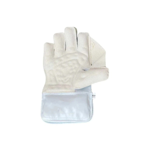 <b>Cricket</b> Gloves Half Finger Mesh Fabric White Orange Green Padded Breathable Pull On Ambidextrous Sports <b>Equipment</b> - Product Image 5