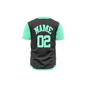 Maillot de baseball à manches courtes en polyester personnalisé de haute qualité, brodé et sublimé, pour équipes adultes – Vente chaude en gros - Product Image 4