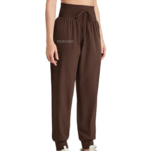 Pantalon de survêtement baggy style hip-hop en molleton double taille de haute qualité OEM/ODM, avec logo brodé personnalisé, respirant - Product Image 1
