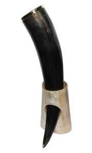 Cuenco Decorativo Redondo Hecho a Mano con Cuerno de Búfalo Genuino, Ecológico, Taza, Cuchara, Accesorio de Joyería, Regalo Artesanal Rústico - Product Image 2