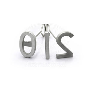 Juego de 3 marcadores de ganado de acero inoxidable con números del 0 al 8, 9 dígitos de aleación de aluminio, 6 invertidos, 9 para marcar ganado - Product Image 1