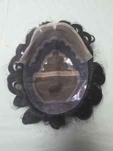 Perruque en cheveux humains vierges Taz Hair BD, modèle Bollywood, prothèse capillaire indienne douce pour hommes, toupet Remy - Product Image 5