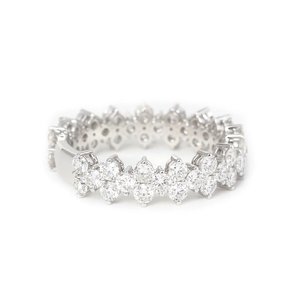 Classic Gold 925 Sterling Silver <b>Adjustable</b> Lab Grown Diamond <b>Ring</b> Elegant Statement Jewelry for Special Occasions - Product Image 1