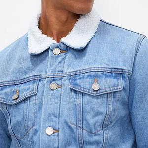 Chaqueta vaquera retro con lavado ácido para hombre, estilo vintage de los años 90, abrigo vaquero grueso, ropa para hombre - Product Image 4