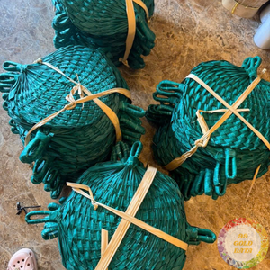 Ventilador de mano portátil de bambú pintado a mano, estilo vintage, grande, de paja, repelente de mosquitos para niños, refrescante, para verano - Product Image 5