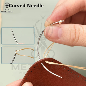 Ensemble d'aiguilles à coudre pour extensions de cheveux en acier inoxydable, aiguilles à tisser assorties droites, courbées et en forme de C pour la fabrication de perruques - Product Image 3