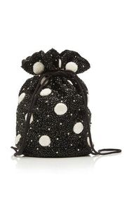 Sac Potli en Coton Brodé et Perlé de Créateur pour Femme, Pochette Traditionnelle de Mariage, Fait Main, Zari, Perles, Ethnique, Festif, Luxe - Product Image 2