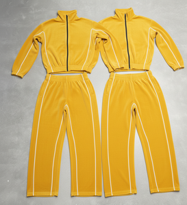 Factory Design <b>Jogger</b> Velvet Sweatsuit Warm Velour Color Blocks Reflective Stripes Zip Tracksuit for Men - Product Image 5