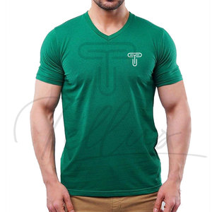 Camisetas de Hombre de Corte Regular, Manga Corta, Transpirables, de Secado Rápido, 100% Algodón Tejido, Deportivas, de Alta Calidad en Venta - Product Image 4