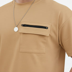 Conjunto Deportivo de Verano Personalizado, 100% Algodón Tejido, Transpirable, Ecológico, Unisex, Informal, Ligero, Cómodo, de Color Sólido - Product Image 6