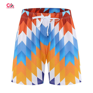 Shorts de sport d'été pour hommes, style streetwear, grande taille, séchage rapide, imprimés par sublimation, pour activités de plein air et natation - Product Image 1