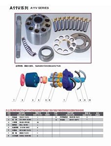 Pièces de pompe à piston hydraulique Rexroth série A11VO35, A11VO50, A11VO75, A11VO95, A11VO130, A11VO145, A11VO160, A11VO190, A11VO200 - Product Image 6
