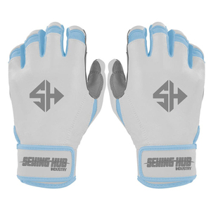 Guantes de Bateo de Béisbol de Cuero Genuino Duraderos con Logotipo Personalizado, Guantes de Bateo de Softbol para Equipos Escolares al por Mayor a Precios Económicos - Product Image 1