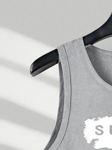 Nouveautés Offres Spéciales Débardeur de Sport Unisexe en Coton Respirant Tricoté 100% Personnalisable avec Logo Couleur OEM pour Hommes Grandes Tailles - Product Image 4