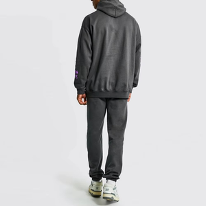 Conjunto Deportivo de Dos Piezas para Hombre, Sudadera con Capucha y Pantalones Deportivos, Ropa Deportiva de Algodón, Ropa Deportiva Urbana, Servicio OEM de Fábrica - Product Image 6