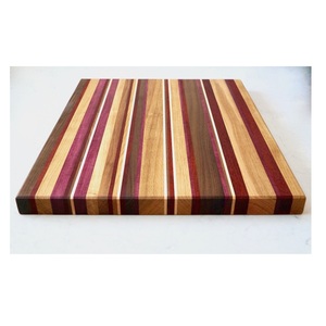 Planche à découper en bois d'acacia, planche à hacher rayée, planche de boucher rectangulaire pour la préparation des aliments en cuisine, planche de service pour usage professionnel 5 étoiles - Product Image 4