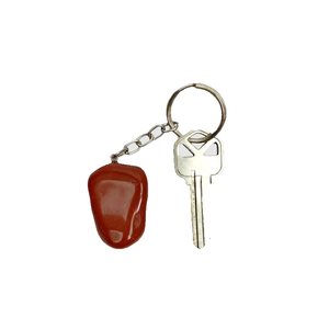 Porte-clés en cristal de haute qualité, jaspe rouge, pierre naturelle, cadeaux pour femmes, vente en gros - Product Image 3