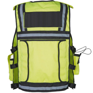 Reflective Hi Visibility <b>Work</b> <b>Pants</b> Embossed Printing Highlighter Wrench Hanging Bag Polyester <b>Work</b> Wear Vest - Product Image 5