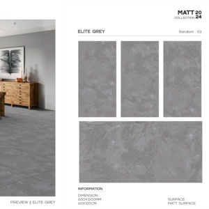 กระเบื้องพอร์ซเลนรอยัลแมทท์ 600x1200 ขนาดใหญ่พิเศษ คุณภาพพรีเมียม สำหรับผนังและพื้น ดีไซน์ทันสมัย สำหรับตกแต่งภายในและภายนอก - Product Image 1