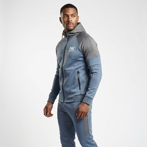 <b>Men</b>’s Tech Fleece Tracksuit Set Full Zip Hooded Jacket & Jogger <b>Pants</b> Two Piece Athletic Sportswear Set - Product Image 3