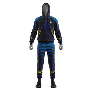 Men's Hooded Tracksuit <b>Camouflage</b> Print Full Length Zipper Front Quick Dry Polyester Sportswear Spring Adult Fit - Product Image 4