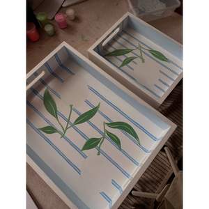 Plateau de service imprimé en MDF de luxe Série 73 Vaisselle exquise conçue pour rehausser votre expérience culinaire et de boisson - Product Image 1