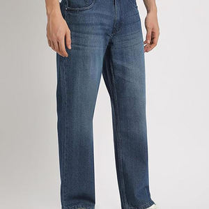 Pantalones Vaqueros de Mezclilla de Alta Calidad, Diseño Personalizado, Jeans Casuales para Hombre, Ropa Urbana, Estilo Vintage, Largos y Holgados - Product Image 2