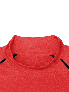 Camiseta de Compresión Personalizada para Hombre, Manga Corta, Cuello Alto, Estilo Raglán, para Gimnasio, Running y Fitness - Product Image 5