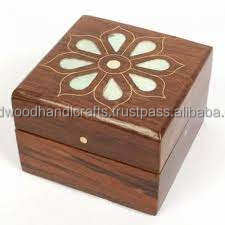 Top Quality Handmade Carved Wooden Boxes Jewelry Box Organizer Wood Gift Ideas for <b>Storing</b> Jewelry Coins - Product Image 5