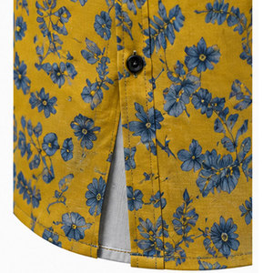 Chemise décontractée pour homme à motif floral de qualité supérieure avec un tissu doux et respirant et une coupe régulière confortable pour tous les jours - Product Image 5