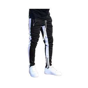 Pantalones Deportivos para Hombre, Ecológicos, de Secado Rápido, Transpirables, con Forro Polar, Bolsillos con Cremallera, Cintura Elástica, Corte Regular - Product Image 1