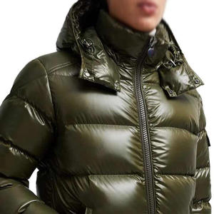 Veste d'hiver pour homme, fermeture éclair, style streetwear, rembourrée, imperméable, chaude, effet bulle, manteau en polaire - Product Image 3