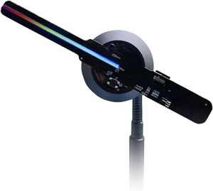 มิสยู 3DHologramFan,พัดลมฉายภาพ 3 มิติ ขนาด 16 ซม. รองรับ WiFi และบลูทูธ สำหรับแสดงโฆษณา รุ่นอัปเกรด ขนาด 6.3 นิ้ว ความละเอียดสูง และไฟ LED HD - Product Image 1