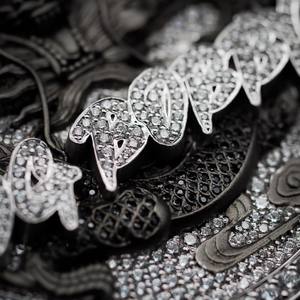 Collar con Colgante de Lujo para Hombre, con Moissanita y Diamantes de Imitación, Plata 925, Estilo Buss Down, Disco Grande Personalizado, Cadena con Colgante de Diamantes Baguette - Product Image 6