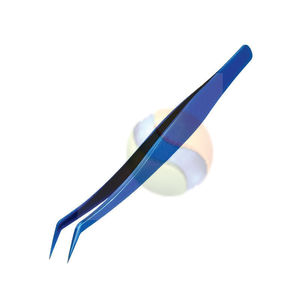 Pinzas de Precisión Profesional de Acero Inoxidable para Extensión de Pestañas, Logotipo Personalizado, Punta Recta, Punta Curva, Punta Puntiaguda Elite - Product Image 3